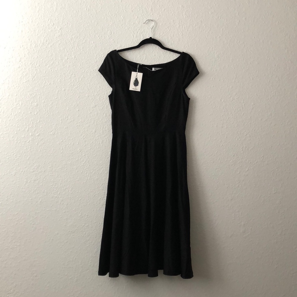 Flared Black Dress